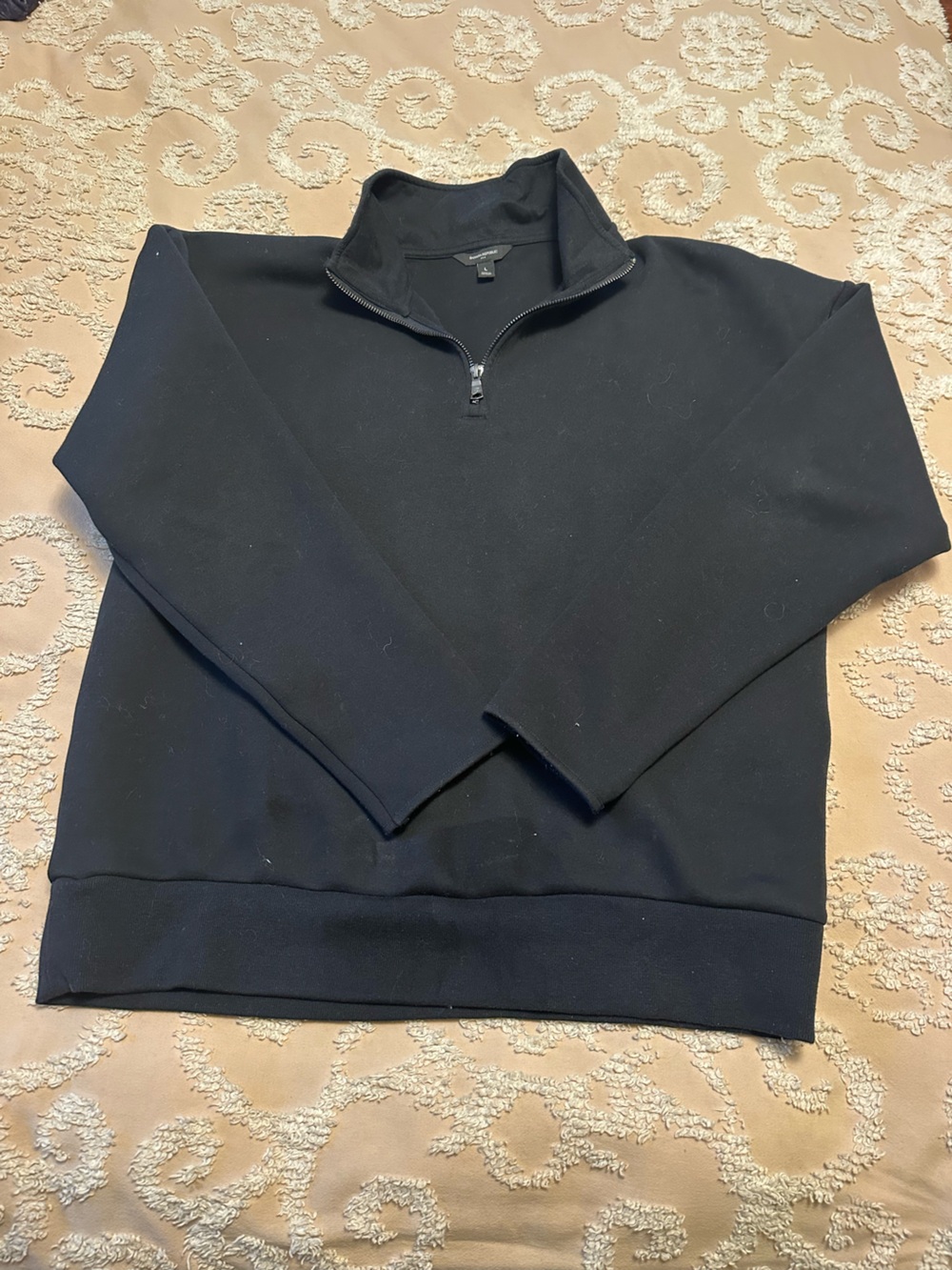 Banana Republic Black quarter zip